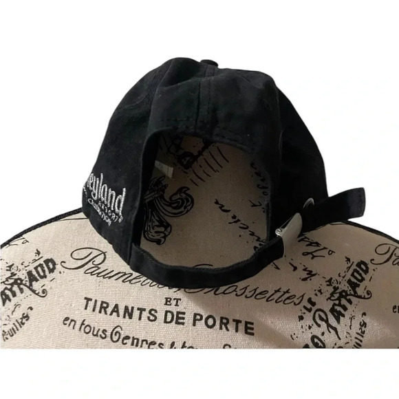 Disneyland 60th Anniversary Rhinestone Embellished Adjustable Black Hat  - Picture 10 of 10